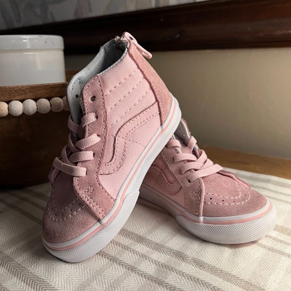 Vans Other - VANS Toddler Sk-8 Zip High Top Pink Size: US 6.0